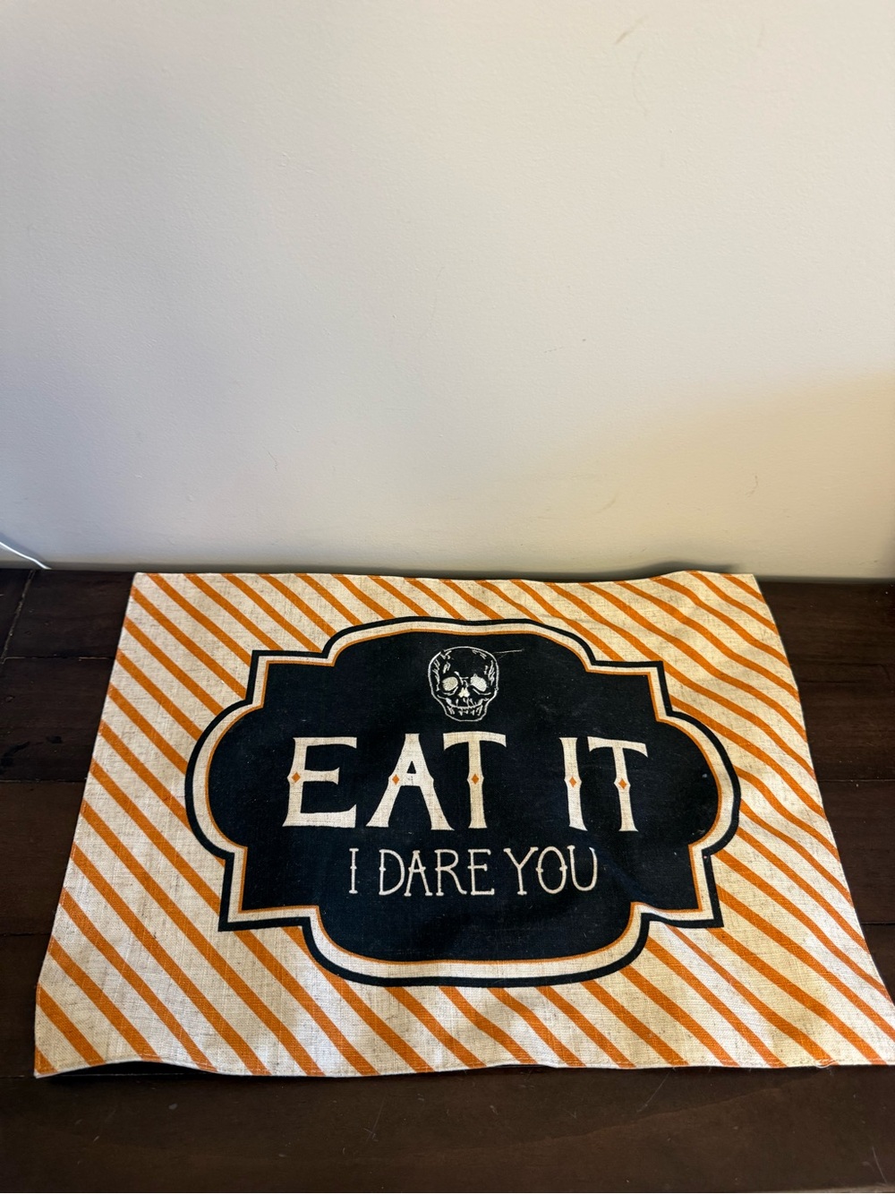 The Midnight Market Halloween “Eat It I Dare You” Placemat